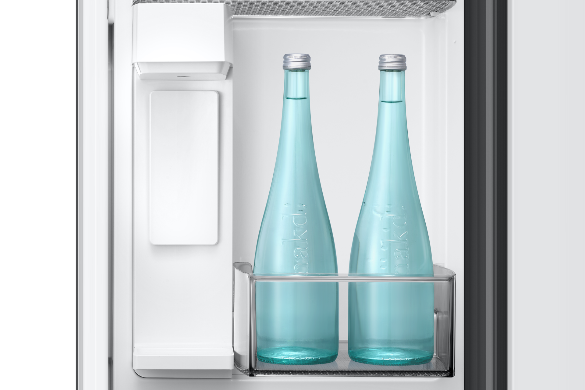 French Door Internal dispenser Zero clearance fit with SpaceMax 28.5 cu.ft Indoor-Warter-Dispenser Silver 