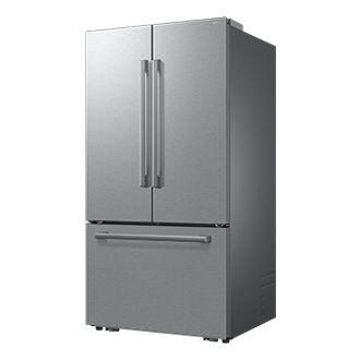 French Door Internal dispenser Zero clearance fit with SpaceMax 28.5 cu.ft R-Perspective Silver 