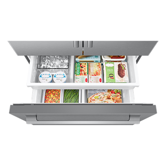 French Door Internal dispenser Zero clearance fit with SpaceMax 28.5 cu.ft Freezer-Dynamic Silver 