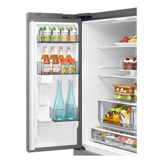 French Door Internal dispenser Zero clearance fit with SpaceMax 28.5 cu.ft Left-Door Silver 