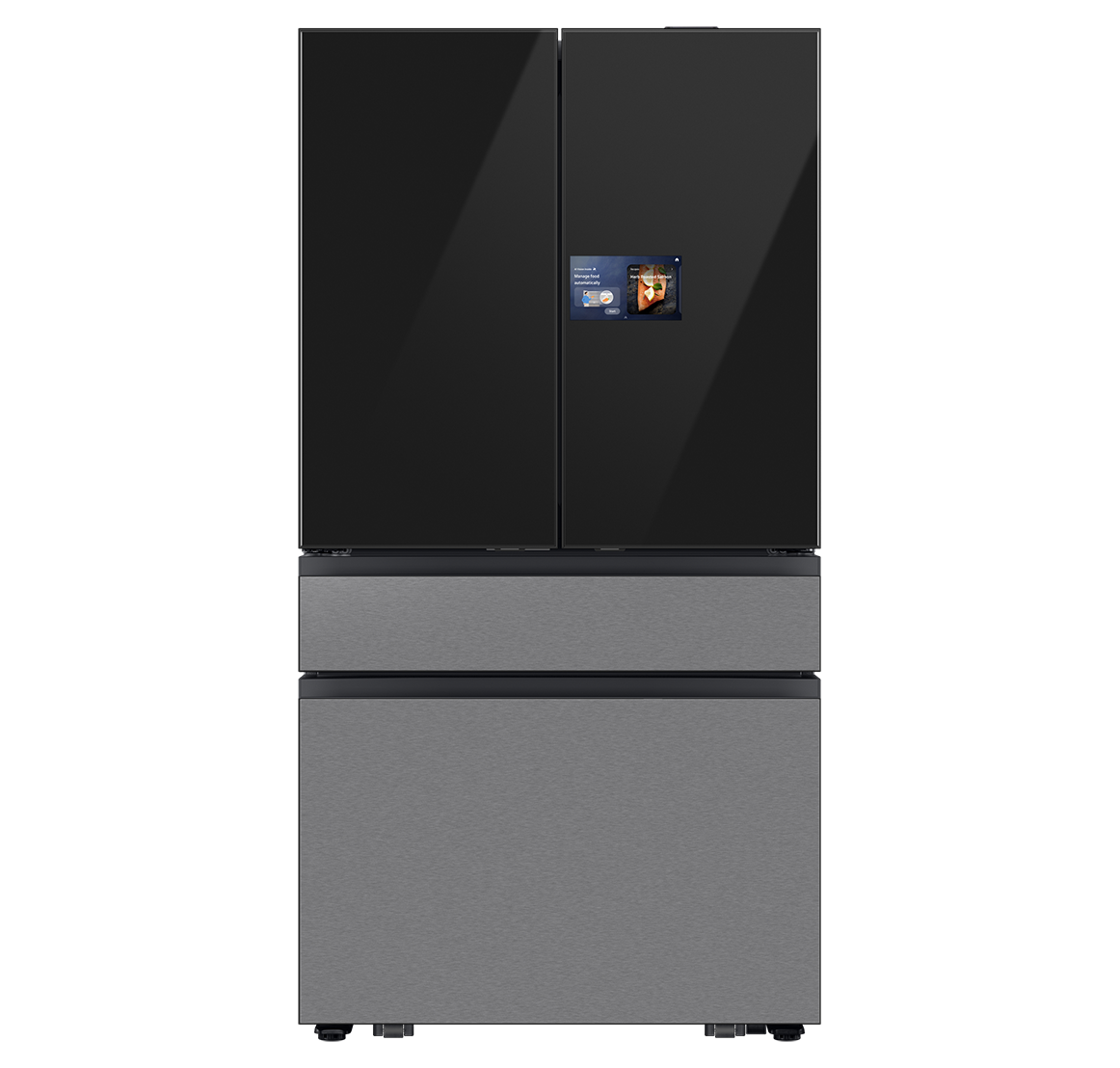 Bespoke AI 4-Door French Door Refrigerator RF80 | AI Vision™ | Auto Open Door 23 cu.ft.