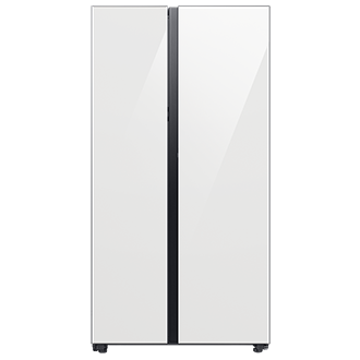 Samsung Bespoke Side by Side Counter Depth Refrigerator RS70 | Auto Open Door | Beverage Center 23 cu.ft.