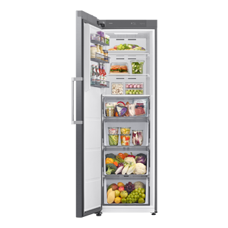 RI80H24 Refrigerator One Door RZ40H32PET Precise Cooling 387L Front-Open-With-Food2 Silver 