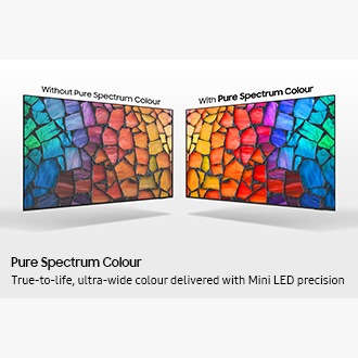 43" Mini LED M70H 4K Samsung Vision AI Smart TV 2026 Titanium Black