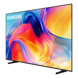 {size}" Mini LED M70H 4K Samsung Vision AI Smart TV (2026) R-Perspective Titanium Black 