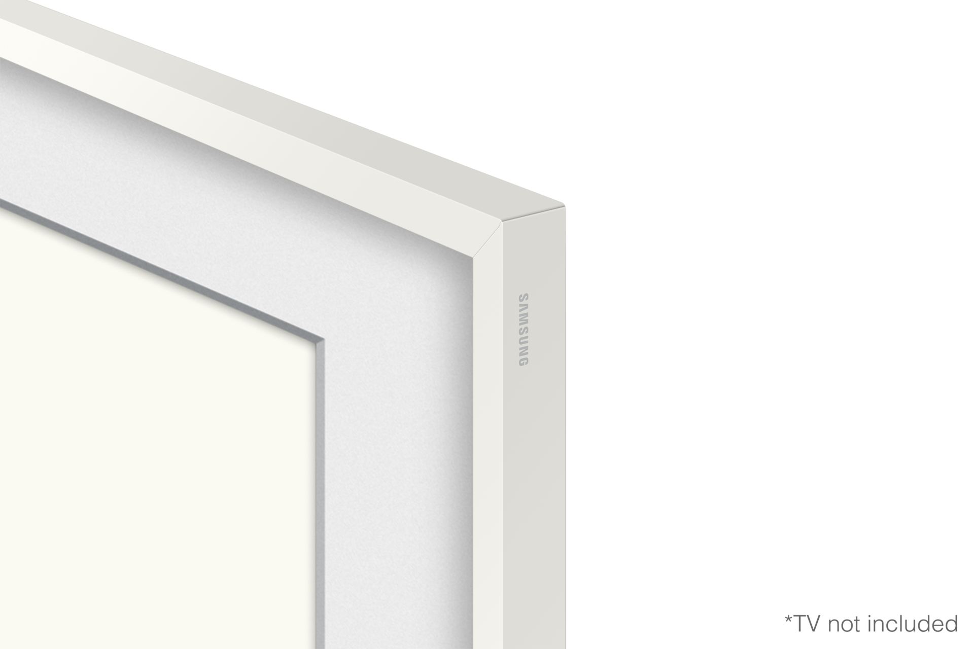 Samsung 55" The Frame Customizable Bezel - White/Modern