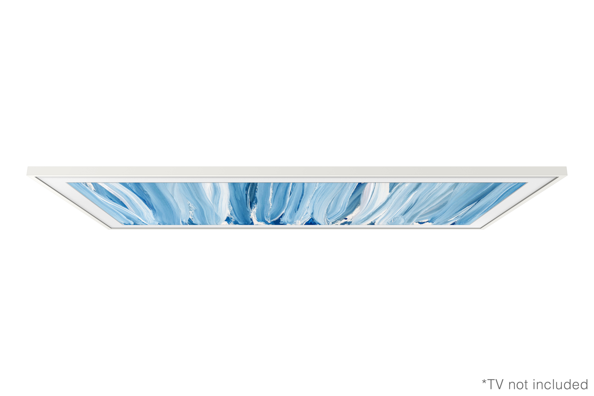 65" Customisable Modern White Bezel for The Frame TV