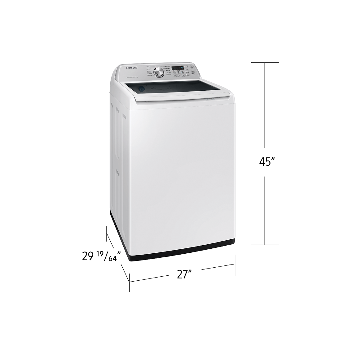 5.3 cu. ft. 3500 Series Smart Top Load Washer with ActiveWave Agitator | Samsung Canada