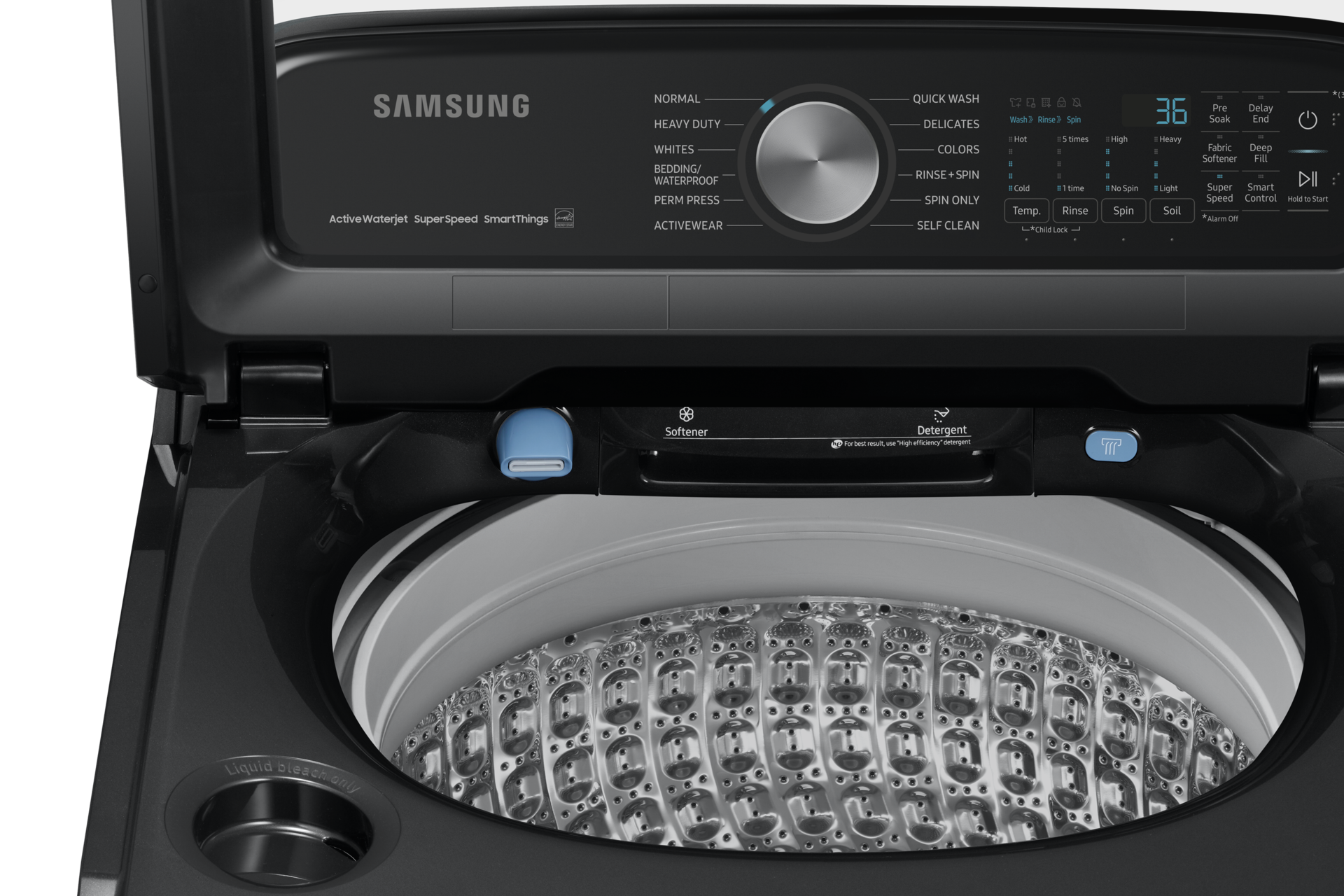 water-jet-detail Black