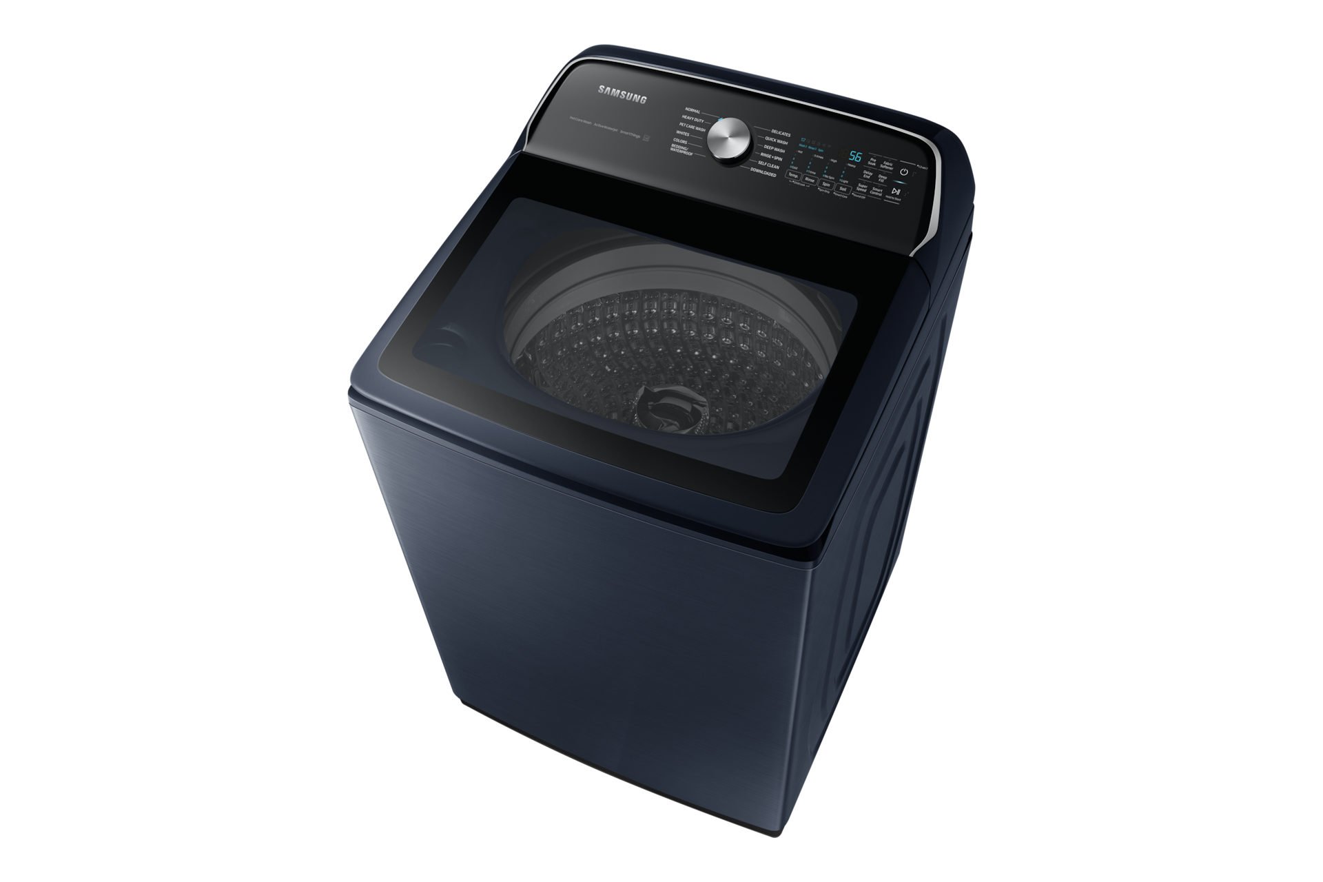6.1 cu. ft. 7155 Series Top Load Washer with Pet Care Solution Navy | Samsung Canada