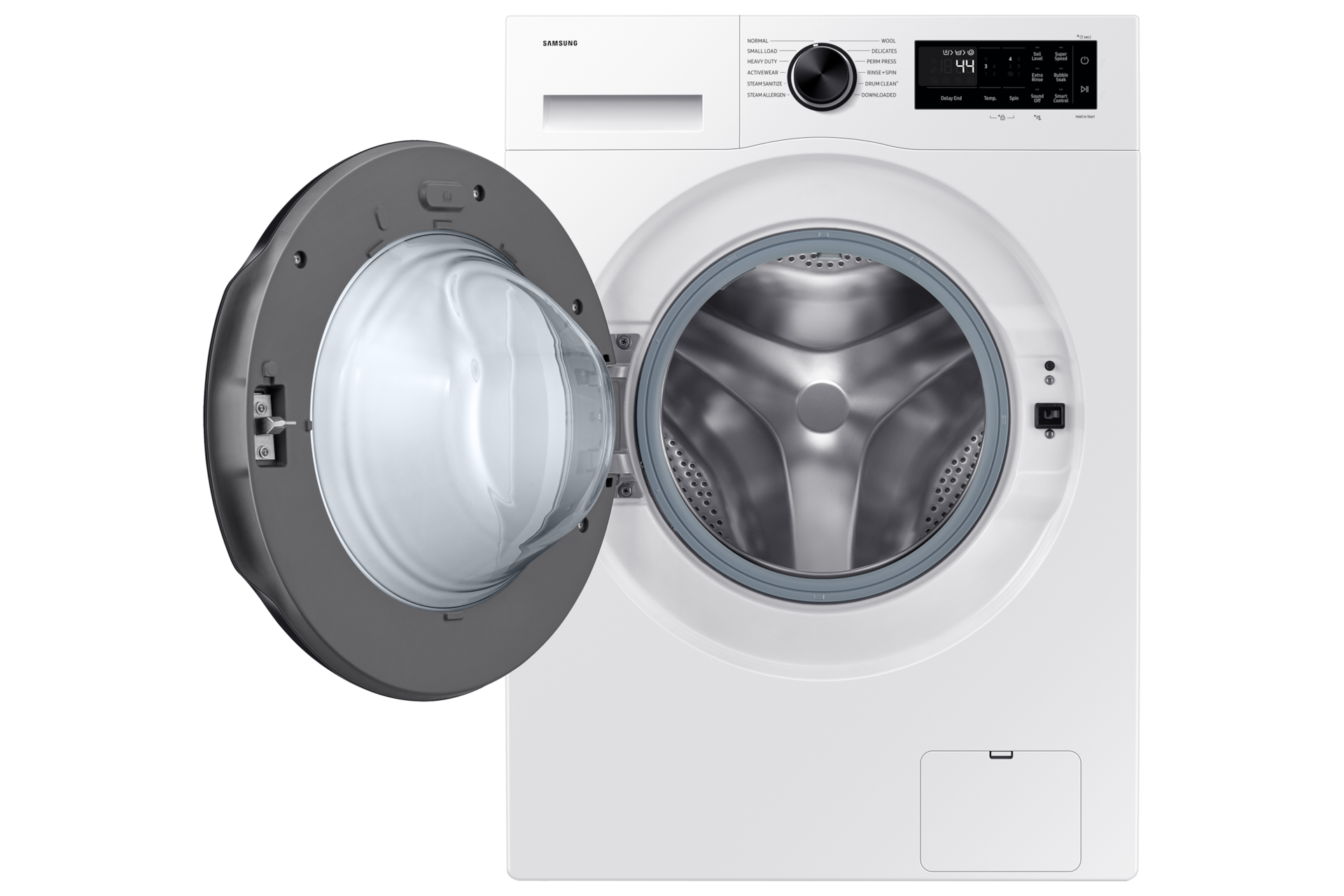 Laundry with AI Energy Mode and Super Speed Front-Open White 