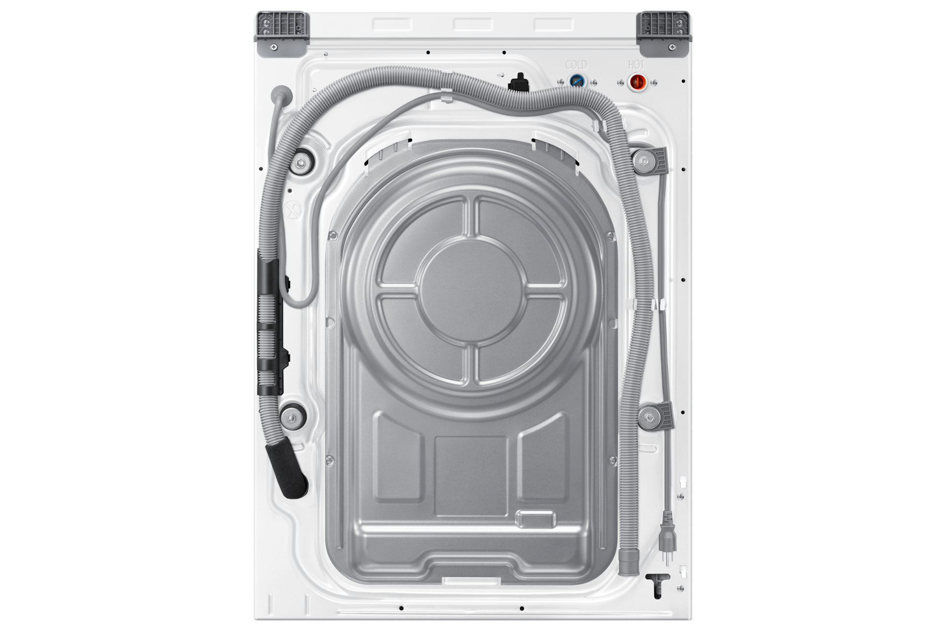 Laundry with AI Energy Mode and Super Speed Back White 