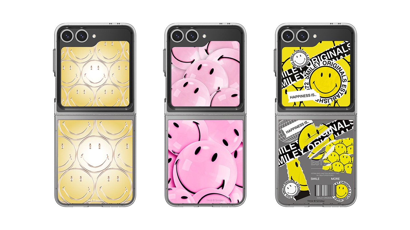 Carte Flipsuit Smiley Rose pour Galaxy Z Flip 6 | Samsung Canada