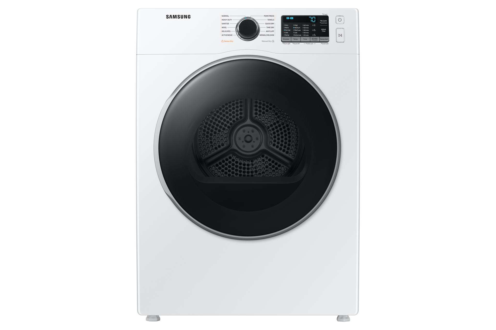 Sécheuse de 4,0 pi³, avec séchage à capteur et technologie Smart Care