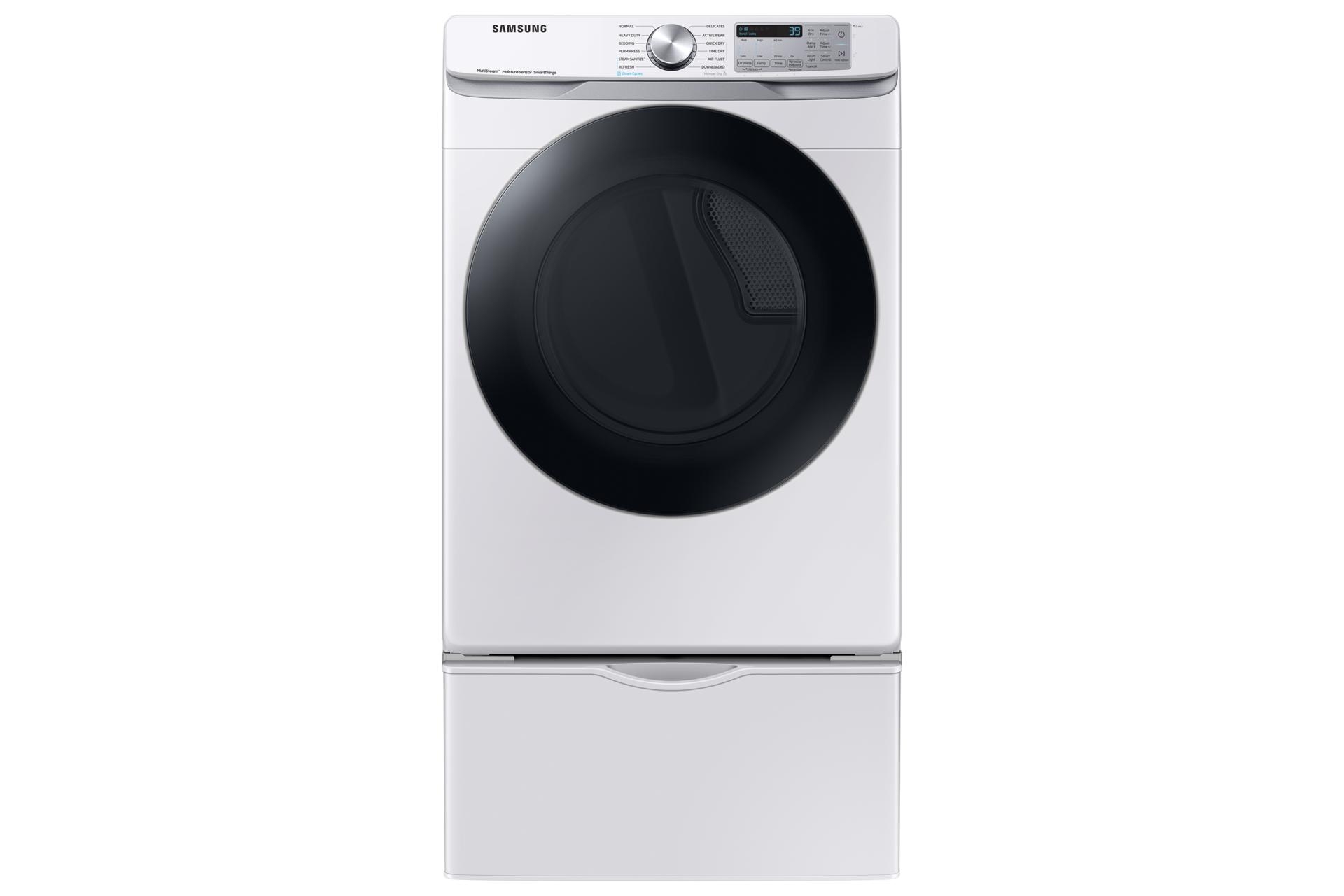 7.5 cu.ft DV6300B Dryer with Multi Steam and Steam Sanitize+ Front-Pair White 