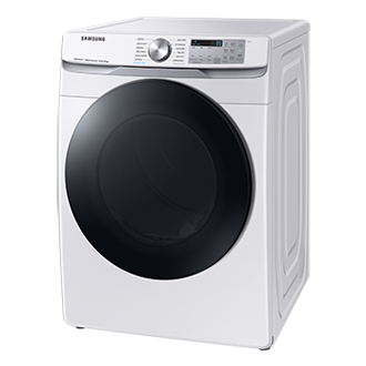7.5 cu.ft DV6300B Dryer with Multi Steam and Steam Sanitize+ R-Perspective White 