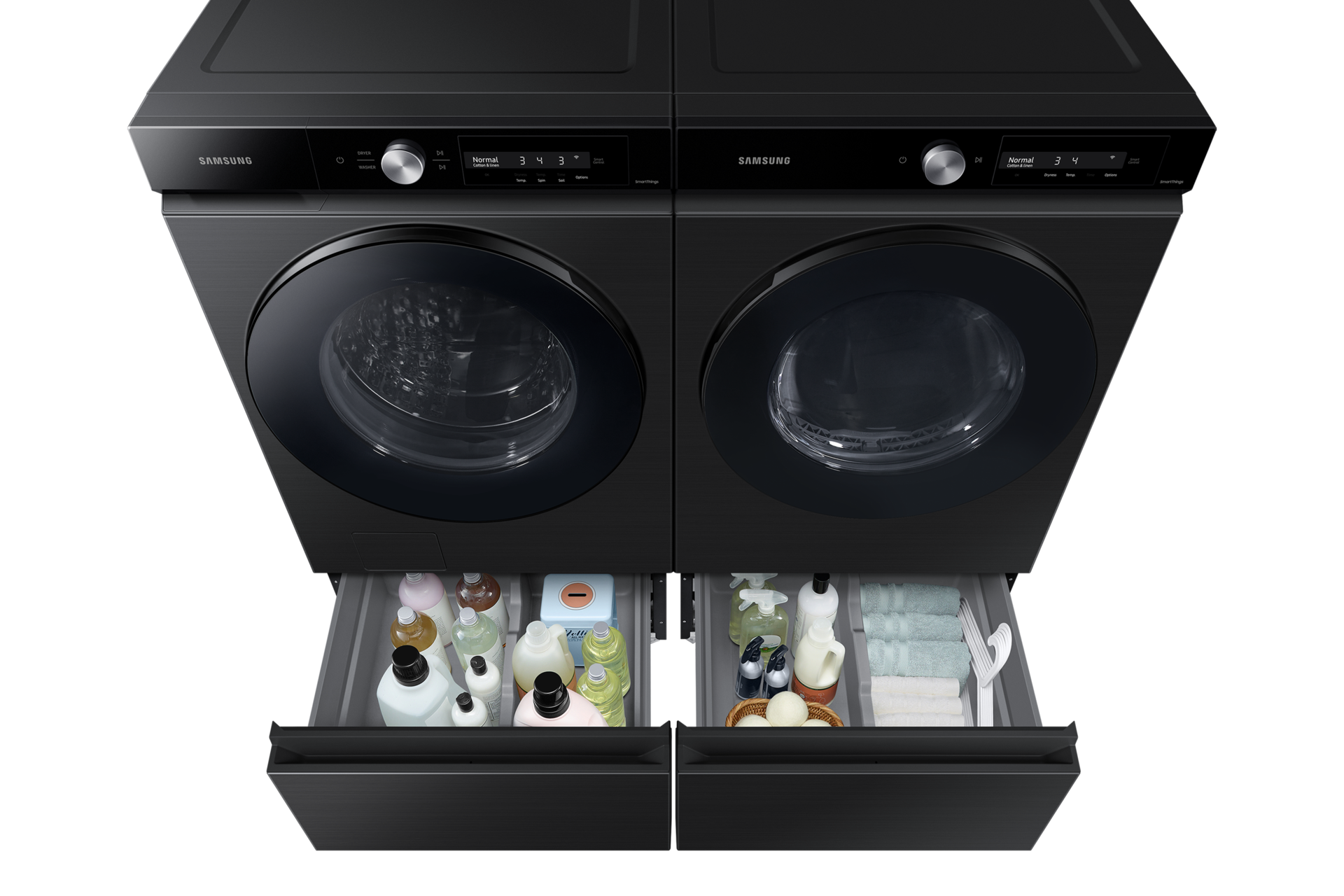 front-pair-pedestal-prop Black