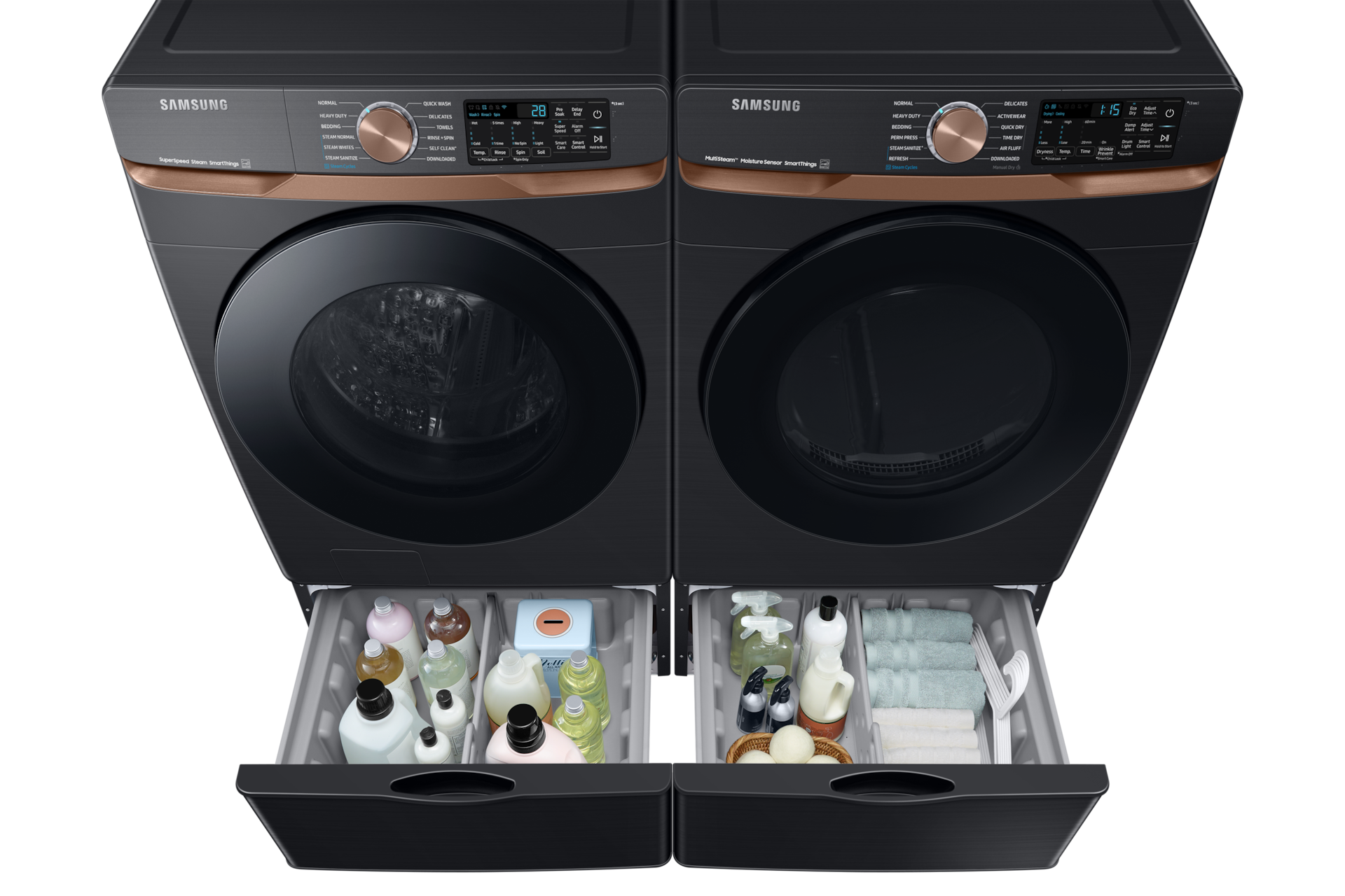 front-pair-pedestal-prop Black