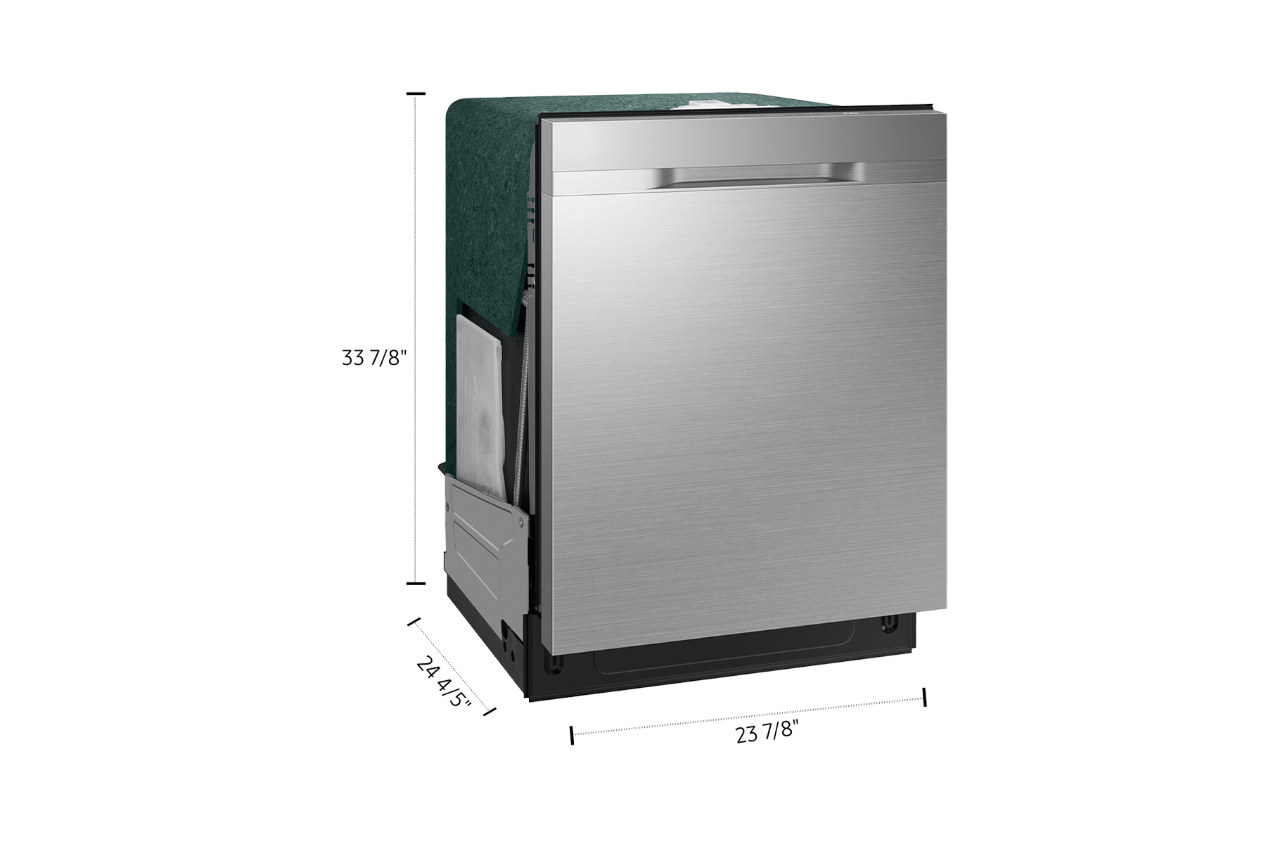 Lave-vaisselle série 5500 de 48 dBA avec un troisième panier Acier inoxydable