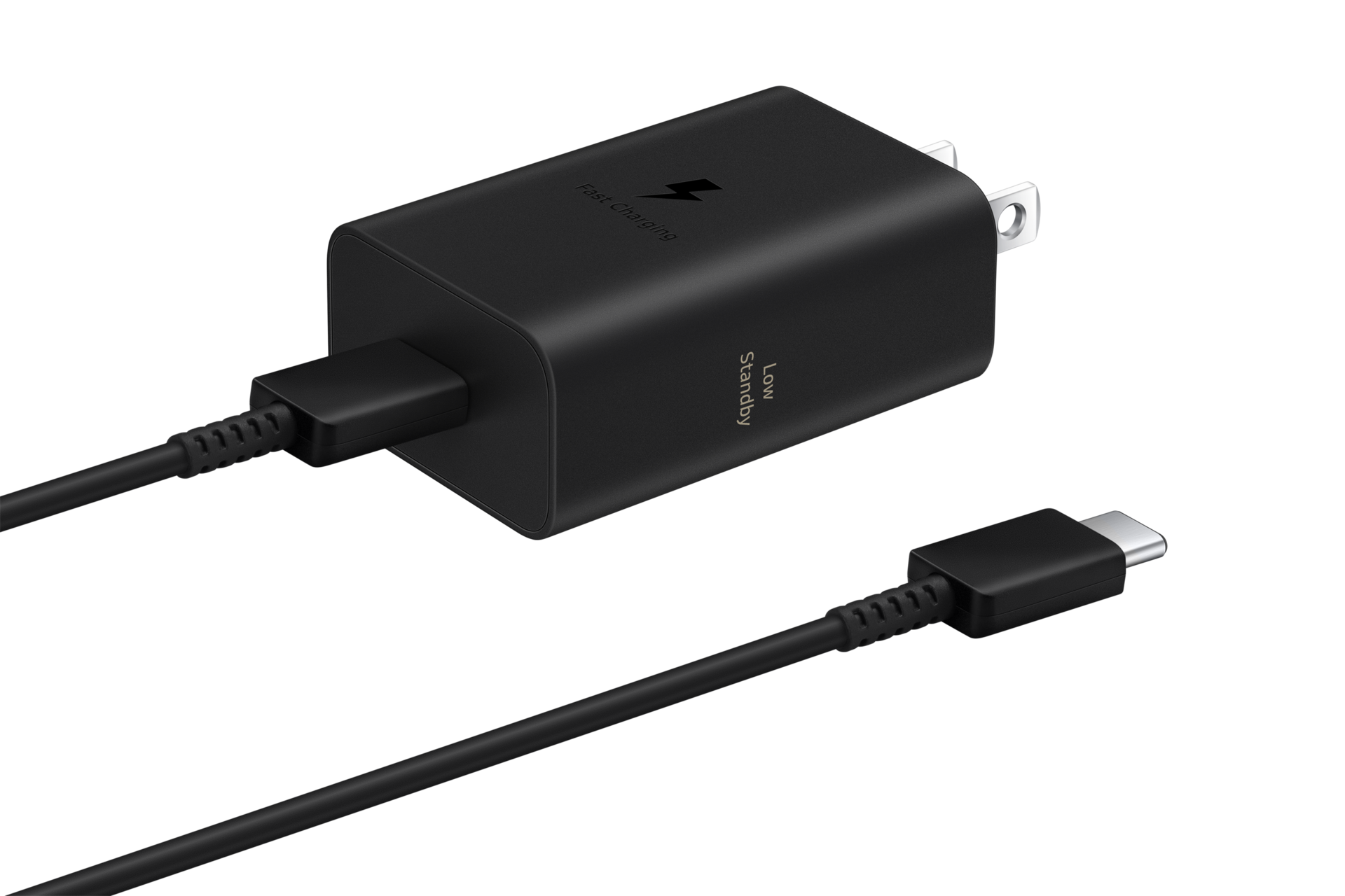 Adaptateur d’alimentation de 15 W (avec câble C à C) Noir