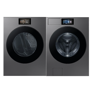 6.1 Cu.Ft. Bespoke Washer and 7.6 Cu.Ft. Bespoke Dryer Gris