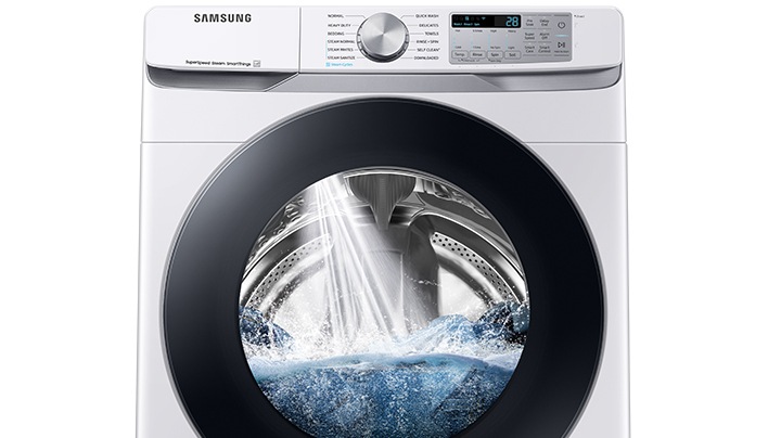 Piedestal Samsung, laveuse/sécheuse, 27 po, blanc