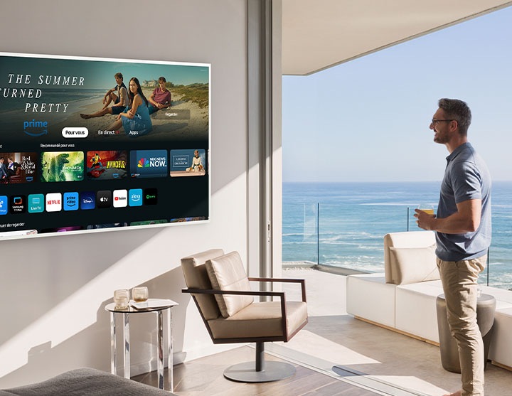 テレビ Samsung the frame 85v tv 85 Inch The Frame LS03D QLED 4K Art Mode Smart TV with Wall
