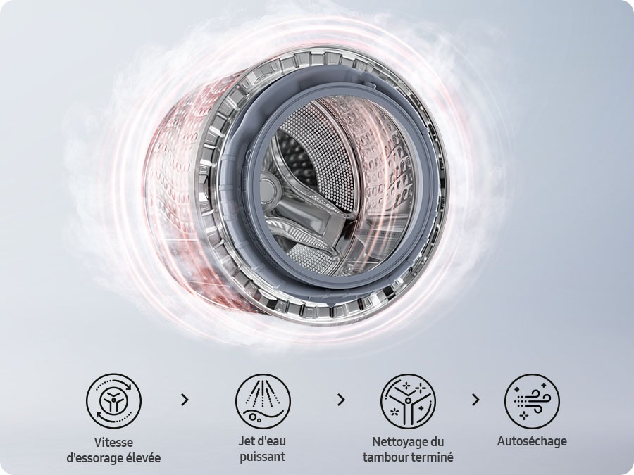 Elle nettoie et rafraîchit l’intérieur de votre laveuse-sécheuse