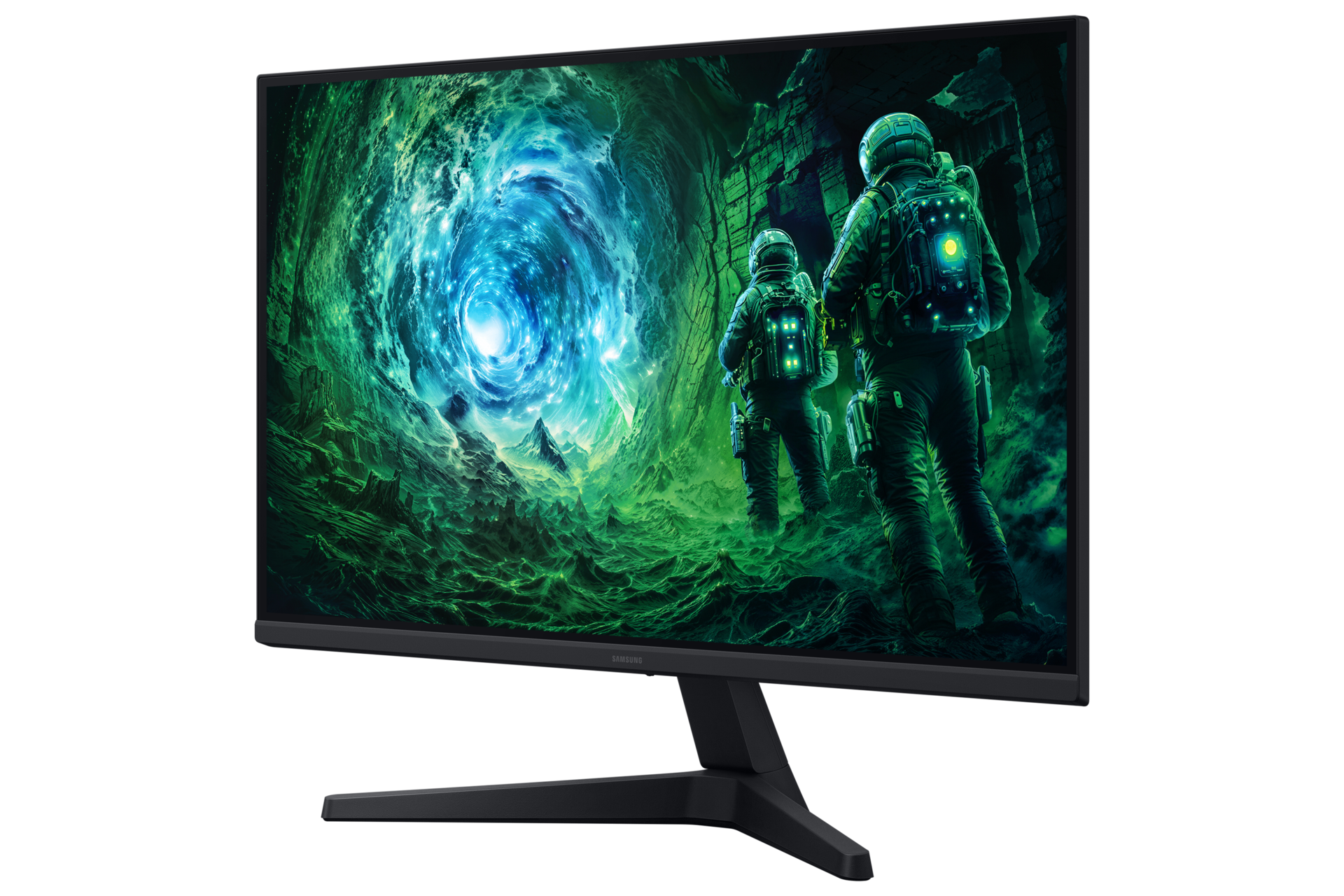 27" Odyssey G5 G53F QHD 200Hz Gaming Monitor R-perspective Black 