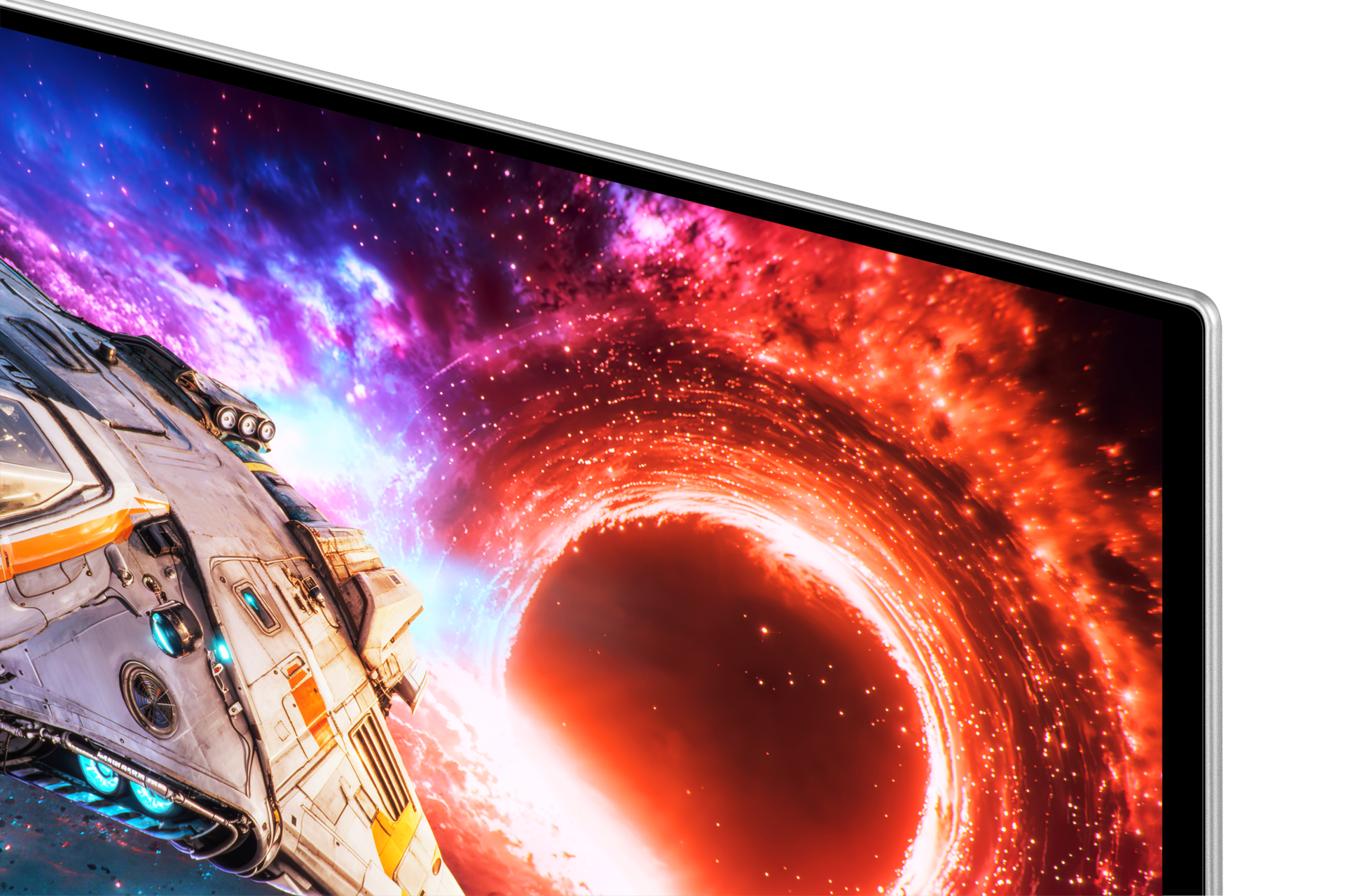 27/32 Inch Odyssey OLED G8 G80SH 4K 240Hz Gaming Monitor Detail Silver 