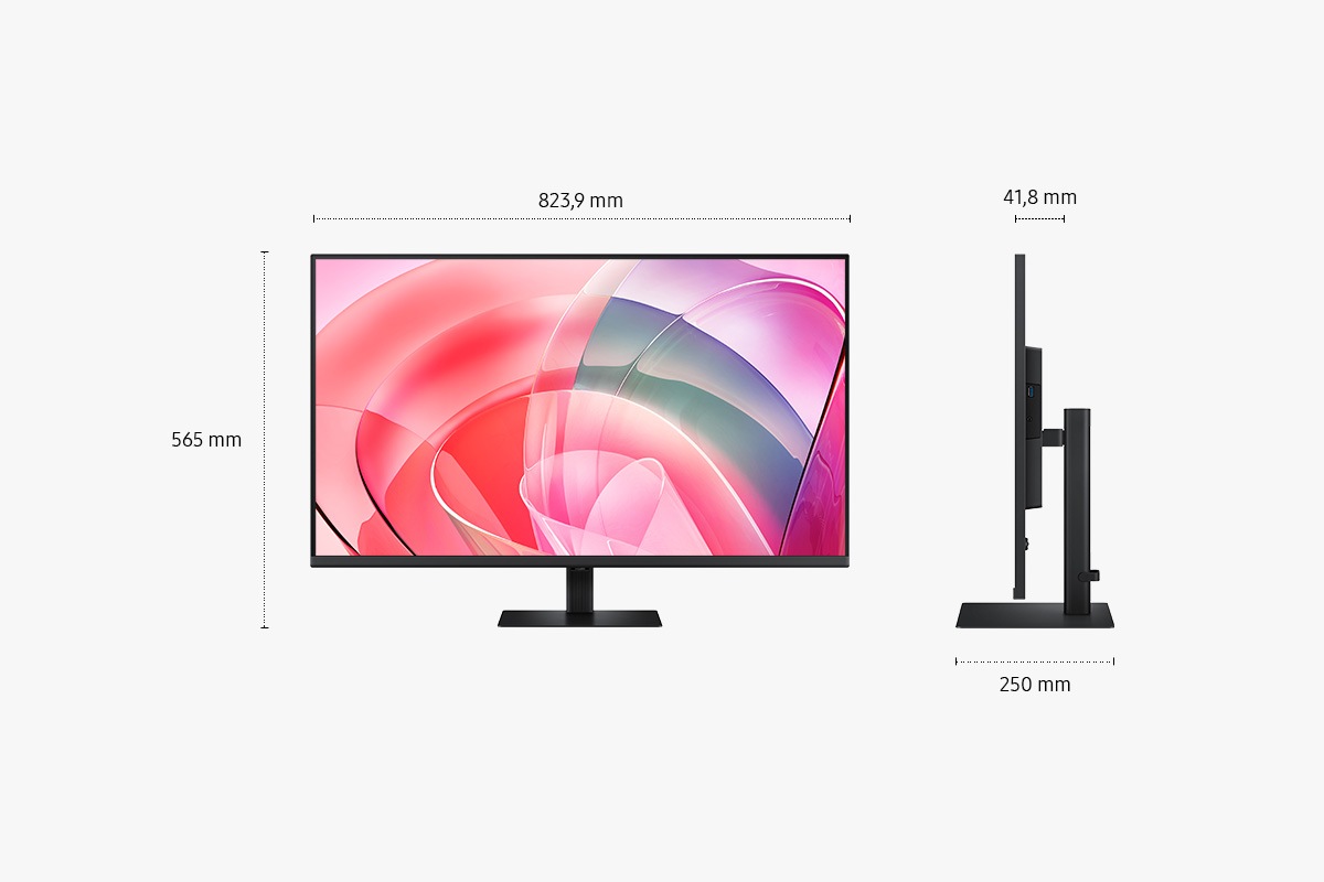 37" ViewFinity S7 S70D UHD Monitor Black