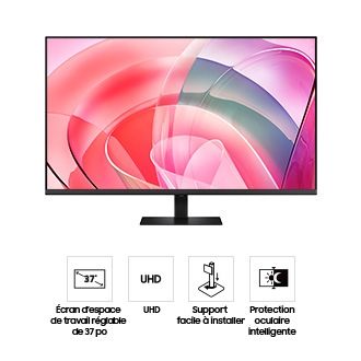 37" ViewFinity S7 S70D UHD Monitor Black