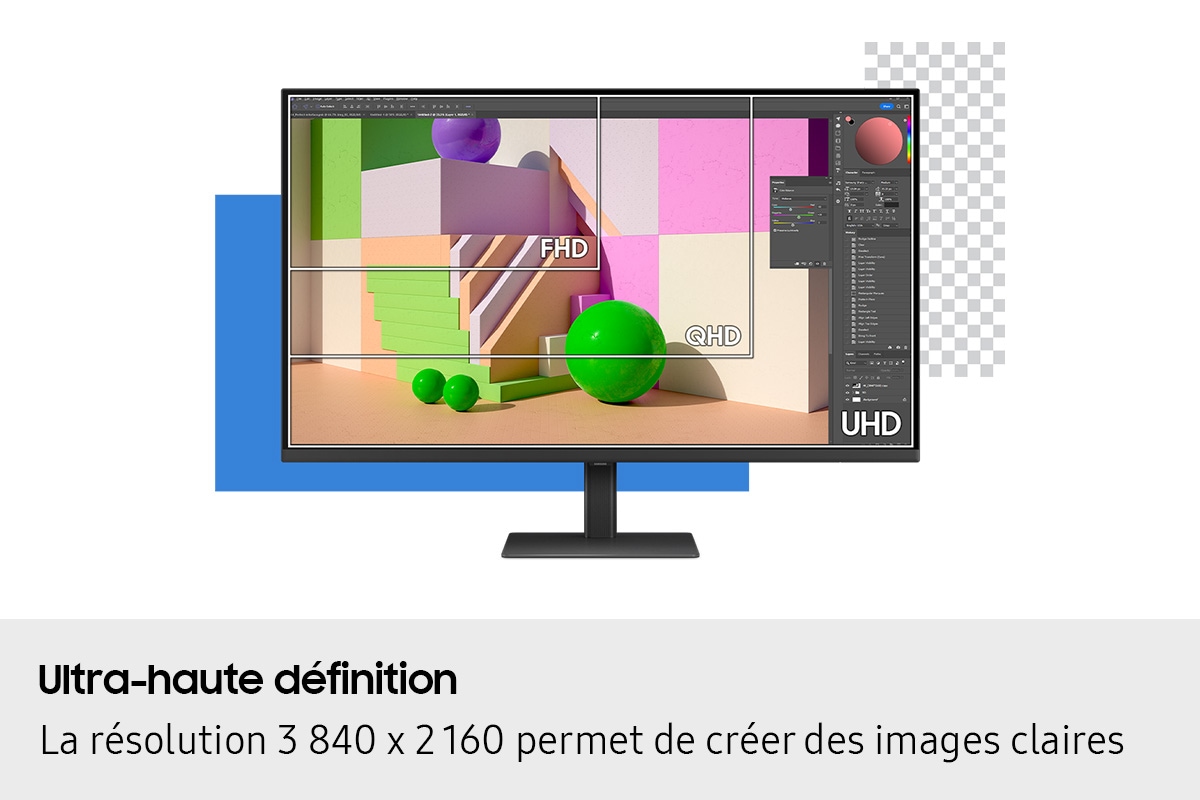 37" ViewFinity S8 S80UD UHD Monitor Black