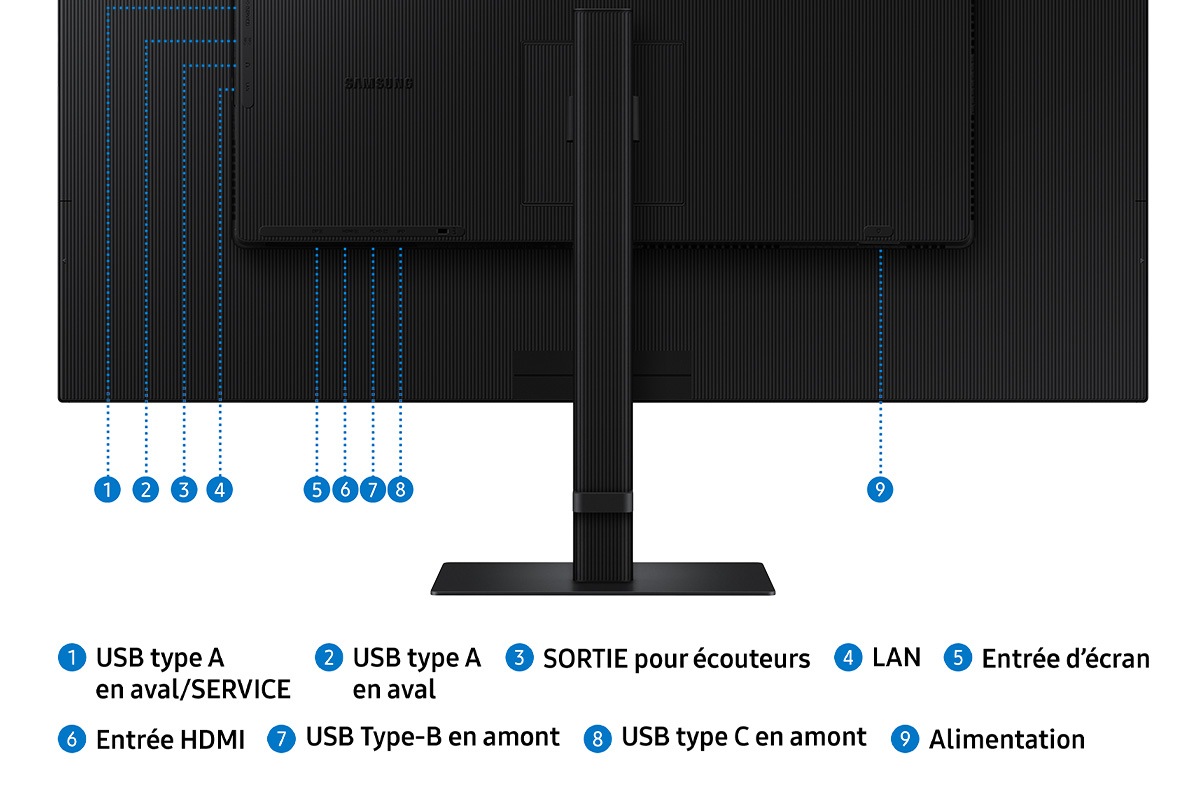 37" ViewFinity S8 S80UD UHD Monitor Black
