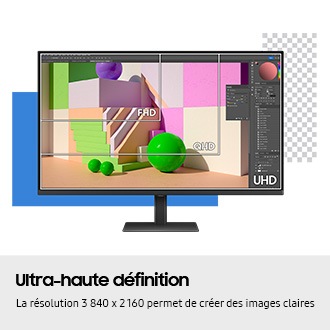 37" ViewFinity S8 S80UD UHD Monitor Black