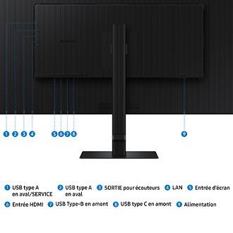 37" ViewFinity S8 S80UD UHD Monitor Black