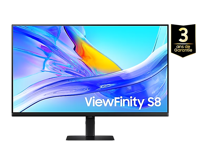 37" ViewFinity S8 S80UD UHD Monitor Black