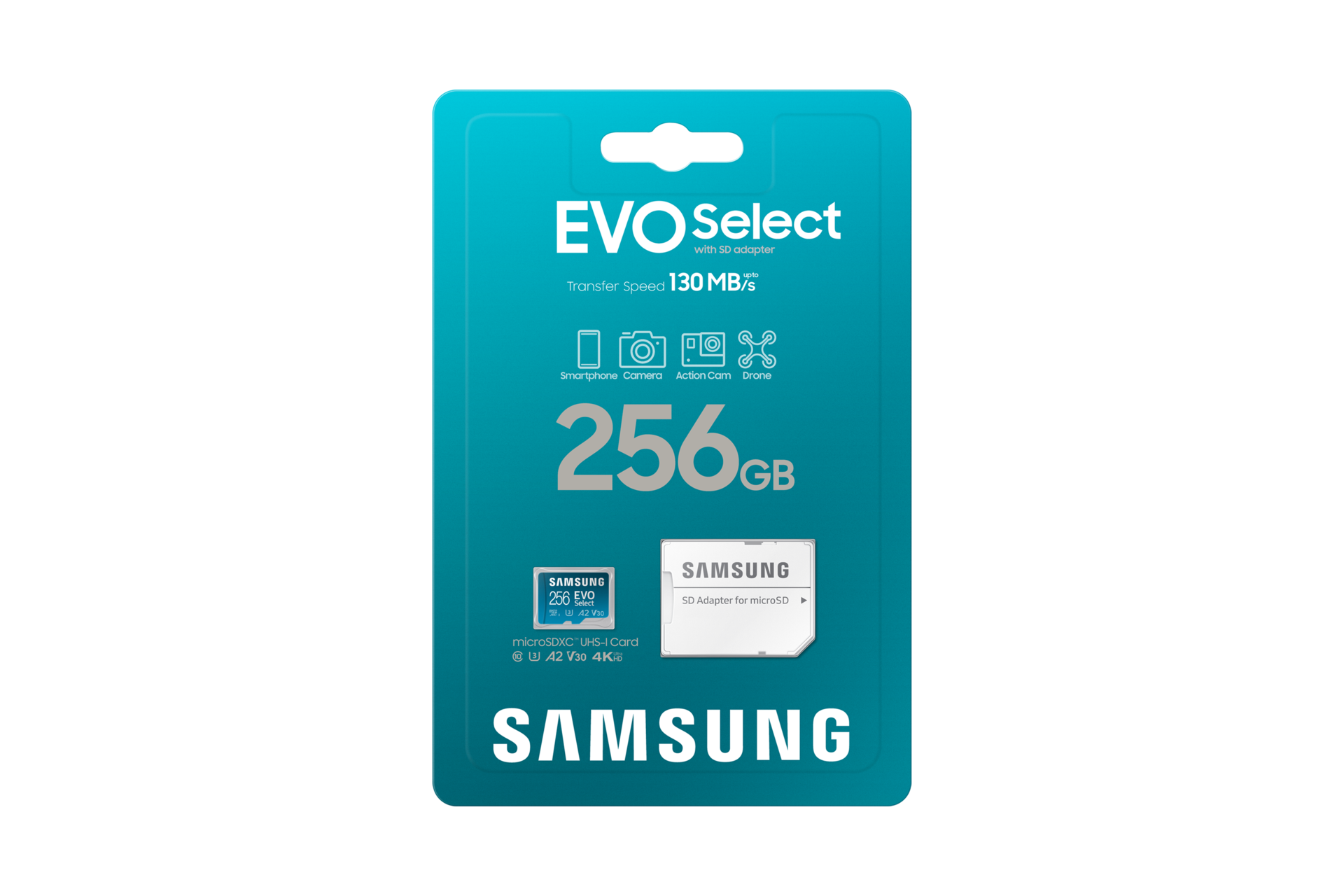 Samsung présente une carte microSD de 256 Go