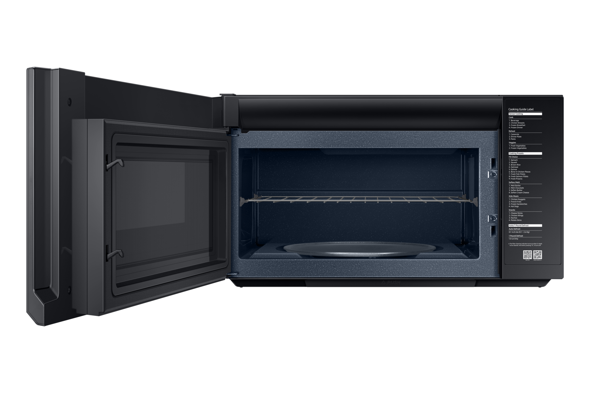 front-open-rack White