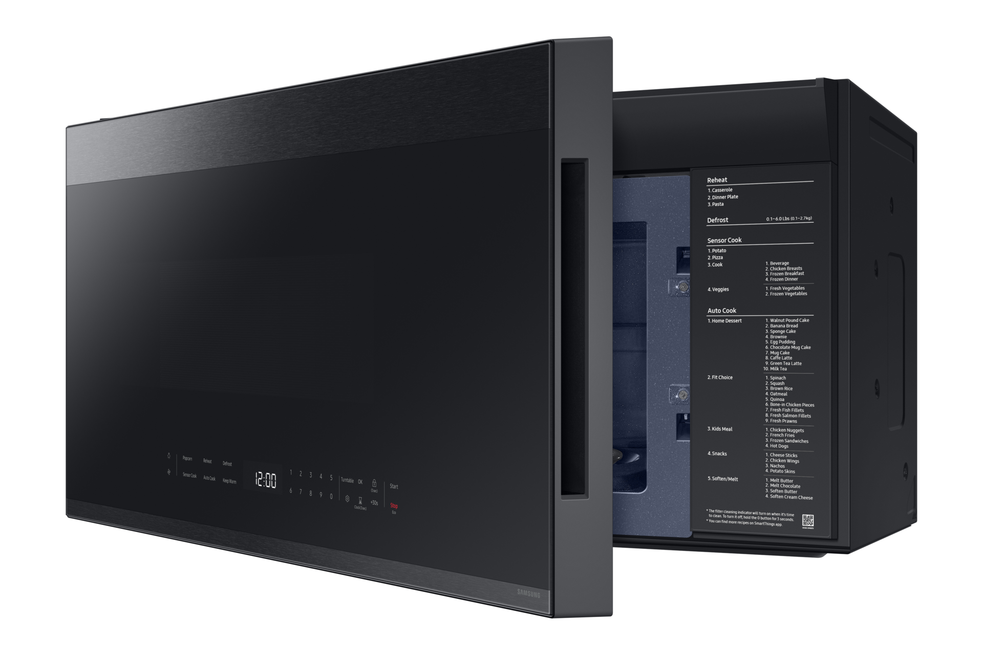 r-perspective-open Matte Black Steel