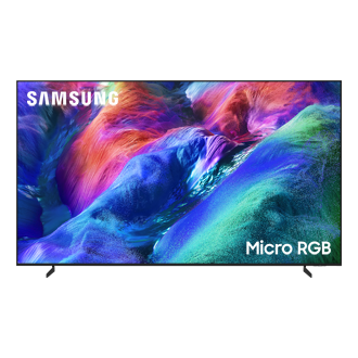 {size}" Micro RGB R85H 4K Samsung Vision AI Smart TV (2026) Front2 Black 