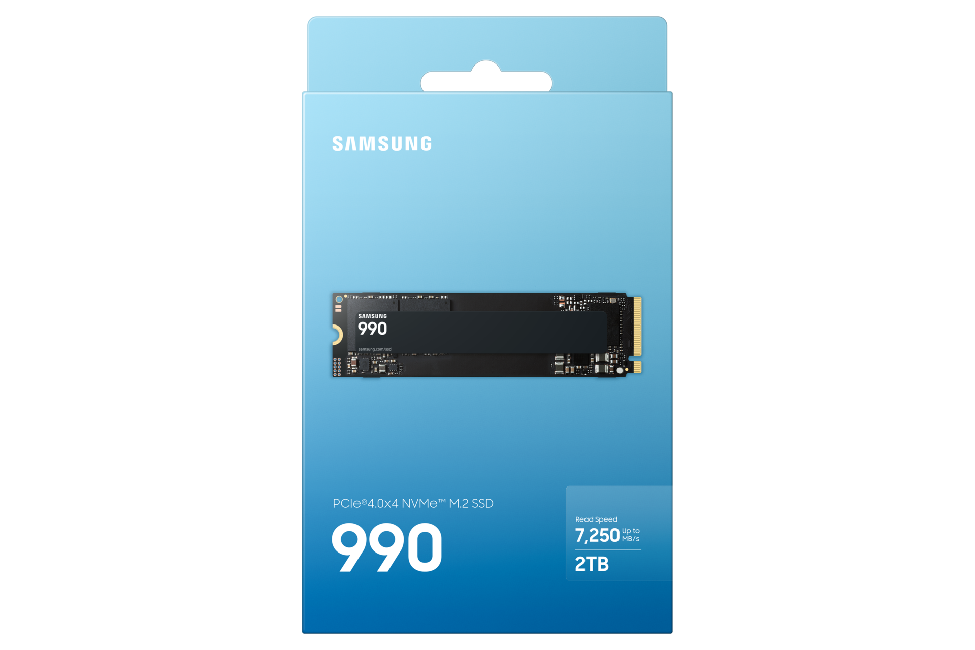990 PCIe 4.0 NVMe M.2 SSD PKG-Front Black 