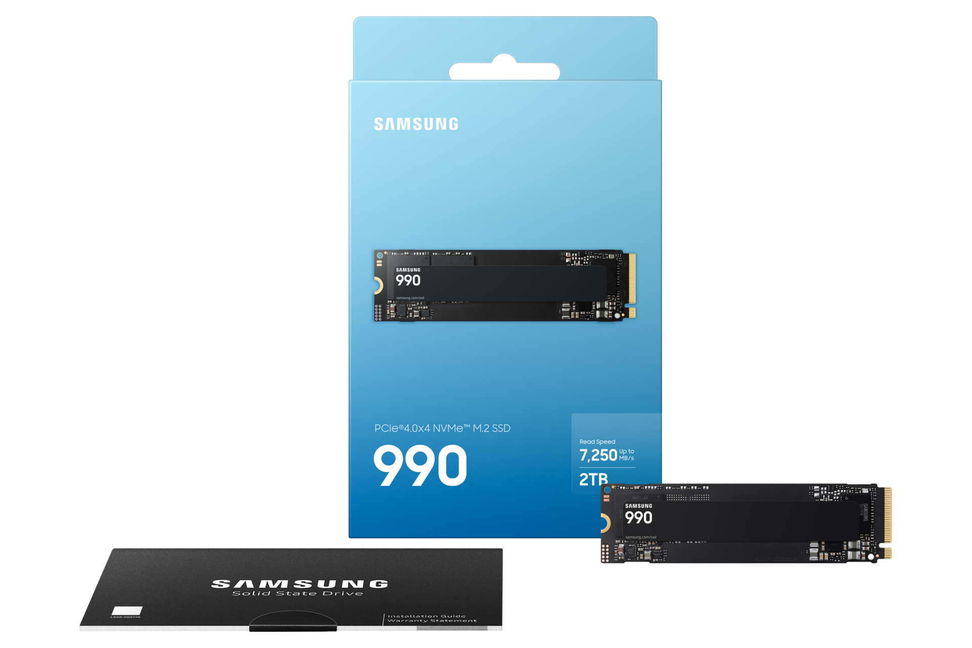 990 PCIe 4.0 NVMe M.2 SSD PKG-Full-Shot Black 