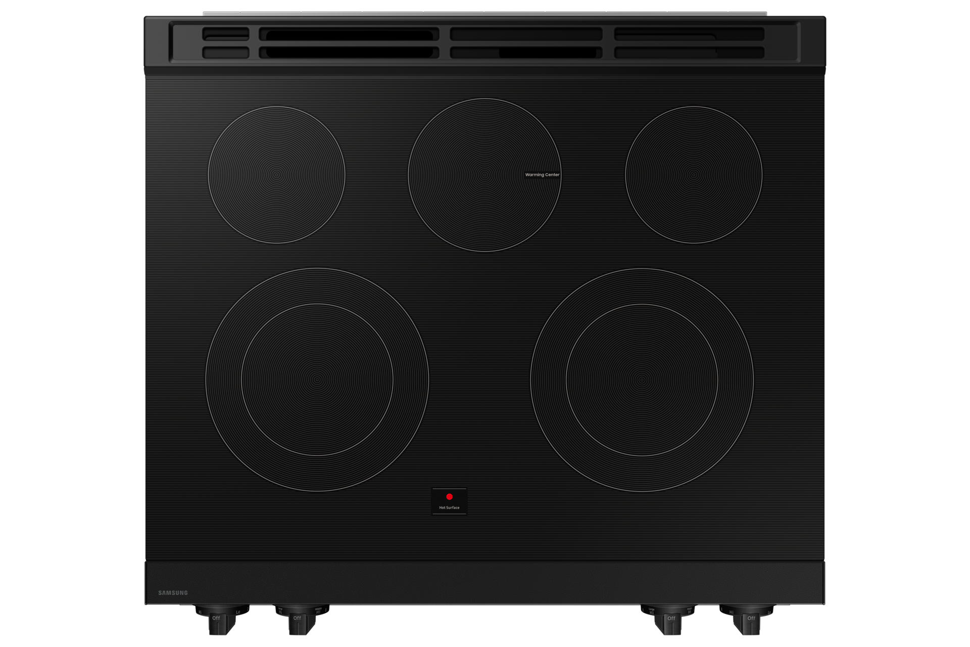 NE9000D Electric Range with Precision Knobs Top Stainless Steel 