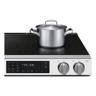 NSE80H/30 Air Fry Max and Pro-Style Design 6.3 cu.ft Detail2 White 