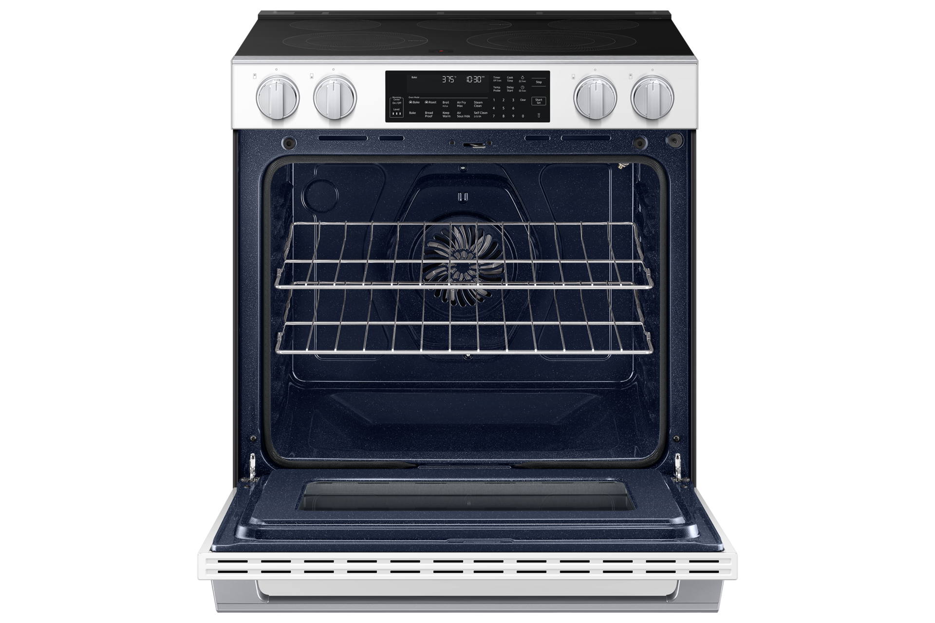 NSE90H/30 Air Fry Max and Pro-Style Design 6.3 cu.ft Front-Open White 