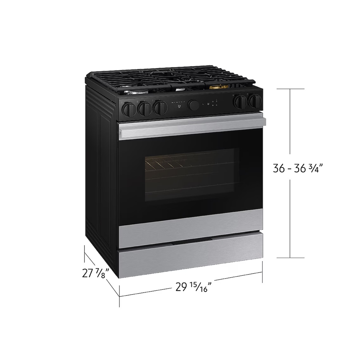 Gas Slide-In Range True Convection | Air Fry | Air Sous Vide 6.0 cu.ft. Acier inoxydable