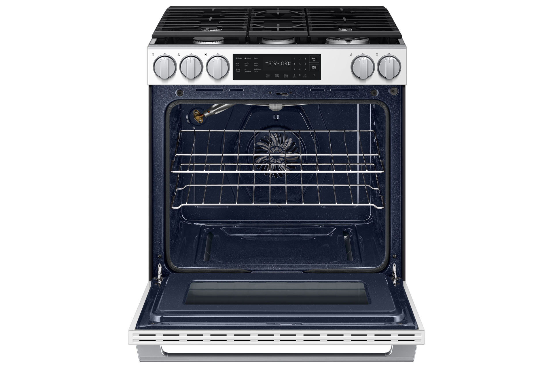 NSG80H/30 Air Fry Max and Pro-Style Design 6.0 cu.ft. Front-Open White 