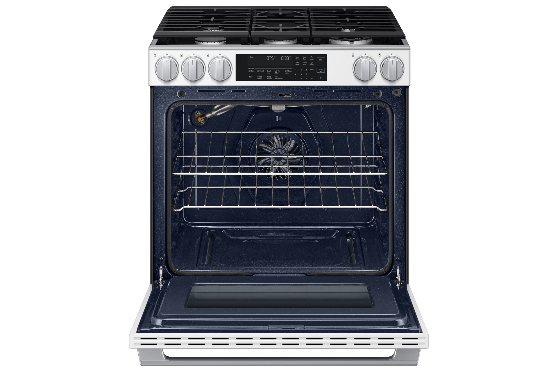 NSG90H/30 Air Fry Max and Pro-Style Design 6.0 cu.ft. Front-Open White 