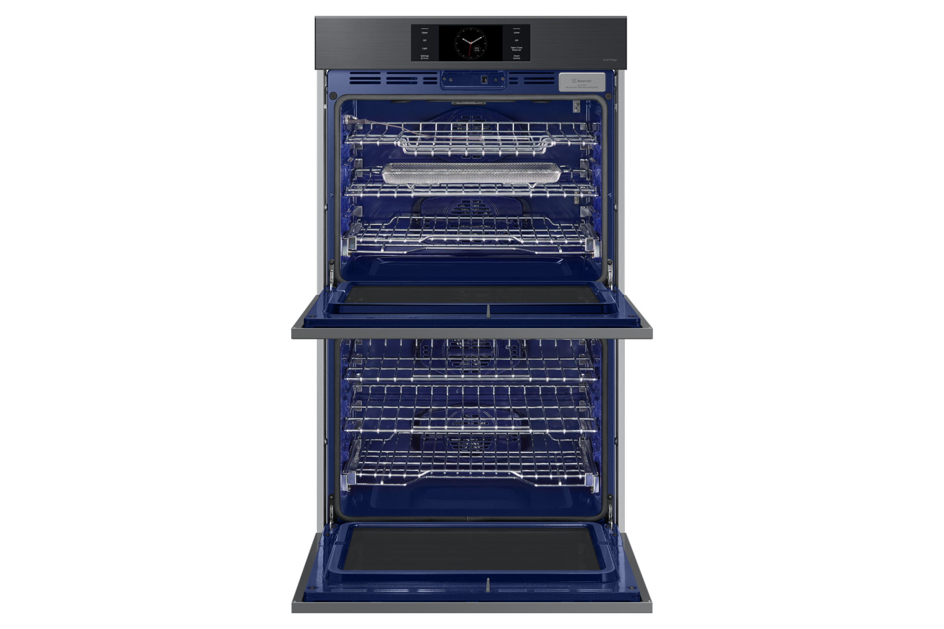 front-open-rack-with-ari-fry-tray Black